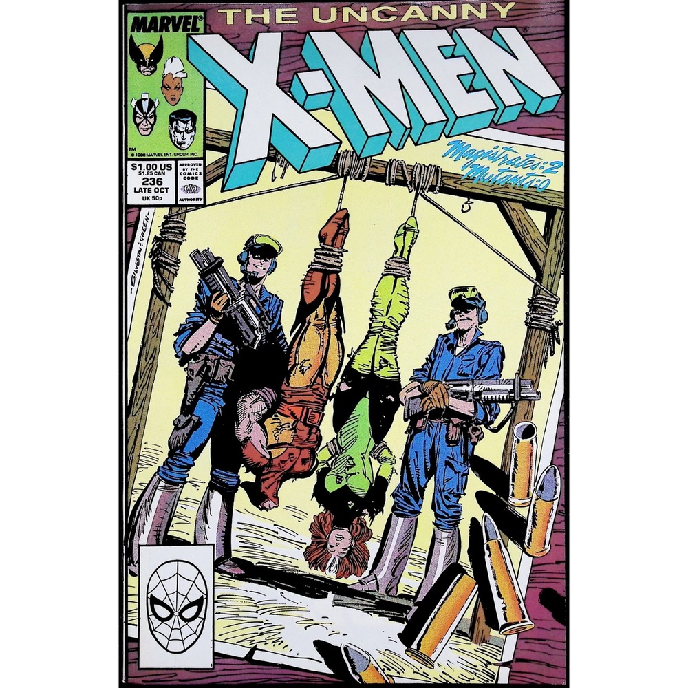 Marvel Comic Book The Uncanny X-Men #236 Genosha Magistrates‎ Mutants 1988